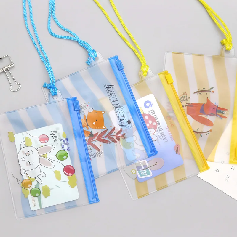 Cartoon Cute Credit Card Holder Bag Fashion PVC Waterproof Travel Women Bus Car Card Name Credit Card Cover Case With String
Cartoon Cute Credit Card Holder Bag Fashion PVC Waterproof Travel Women Bus Car Card Name Credit Card Cover Case With String