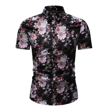 Mens dress Shirts Casual Summer Hawaiian Style Flower Men Shirt Floral Blouse Men's clothing Short sleeve
Mens dress Shirts Casual Summer Hawaiian Style Flower Men Shirt Floral Blouse Men's clothing Short sleeve