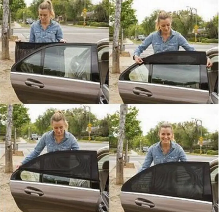 4 Pieces/Set Front/Back Window 126x52cm Sun Shade Window Cover Curtain UV Protection Shield Visor Mesh Dust Car Window Mesh
4 Pieces/Set Front/Back Window 126x52cm Sun Shade Window Cover Curtain UV Protection Shield Visor Mesh Dust Car Window Mesh