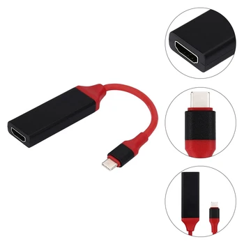 20cm 4Kx2K High-definition Type-C to HDMI Cable USB 3.1 USB-C to HDMI HDTV Converter Adapter Cable for Samsung Macbook
20cm 4Kx2K High-definition Type-C to HDMI Cable USB 3.1 USB-C to HDMI HDTV Converter Adapter Cable for Samsung Macbook