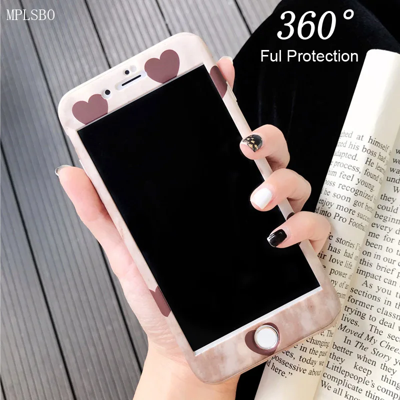 MPLSBO Luxury 360 Degree Full Cover Phone Case For iPhone 7 8 Plus Shockproof Cover For iPhone 6 6S 7 8 X XR XS Max Love Case
MPLSBO Luxury 360 Degree Full Cover Phone Case For iPhone 7 8 Plus Shockproof Cover For iPhone 6 6S 7 8 X XR XS Max Love Case