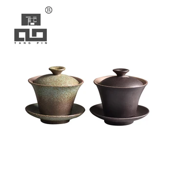 TANGPIN ceramic teapot gaiwan teacup ceramic tea bowls chinese kung fu tea set 135ml
TANGPIN ceramic teapot gaiwan teacup ceramic tea bowls chinese kung fu tea set 135ml