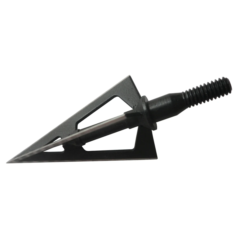 Black Hunting Archery Broadheads Stainless Steel 100 Grain Razor Blade for Compound Bow Crossbow Arrow Point
Black Hunting Archery Broadheads Stainless Steel 100 Grain Razor Blade for Compound Bow Crossbow Arrow Point