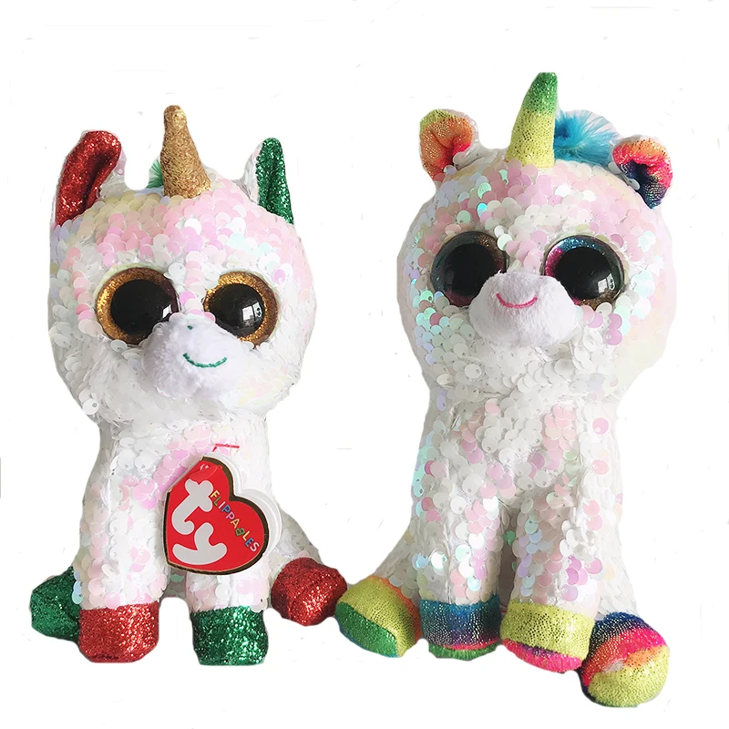 New Ty 6" Flippables Beanie Stardust the Unicorn Sequin Plush Toy Stuffed Doll Kids Toys Children Birthday Christmas Gifts
New Ty 6" Flippables Beanie Stardust the Unicorn Sequin Plush Toy Stuffed Doll Kids Toys Children Birthday Christmas Gifts