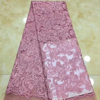 Hot pink African Lace Fabrics 2019 French Sequins Laces Latest Nigerian Laces Fabrics High Quality Tulle Fabric With Sequense
Hot pink African Lace Fabrics 2019 French Sequins Laces Latest Nigerian Laces Fabrics High Quality Tulle Fabric With Sequense