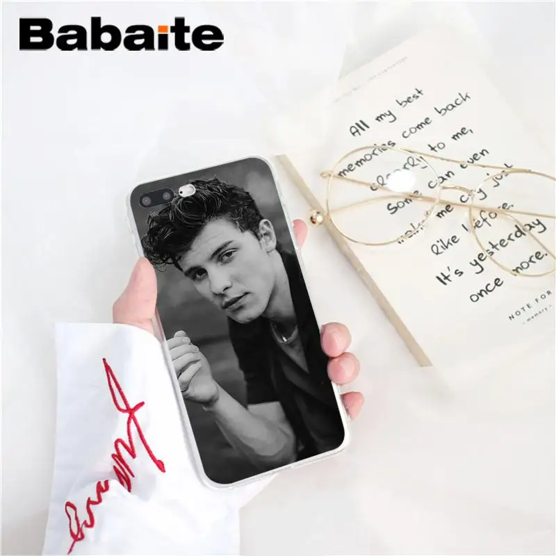 Babaite Shawn Mendes DIY Luxury Phone Accessories Case for iPhone 8 7 6 6S Plus X XS MAX 5 5S SE XR 10 Cover