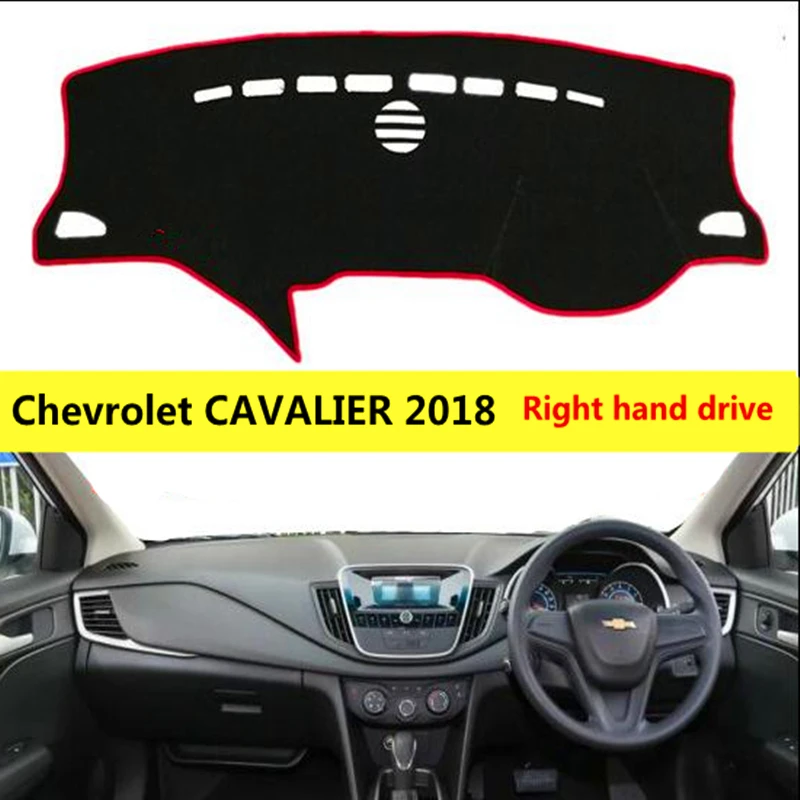 TAIJS right hand drive car dashboard mat cover for Chevrolet CAVALIER 2018 Fashion style pad |
