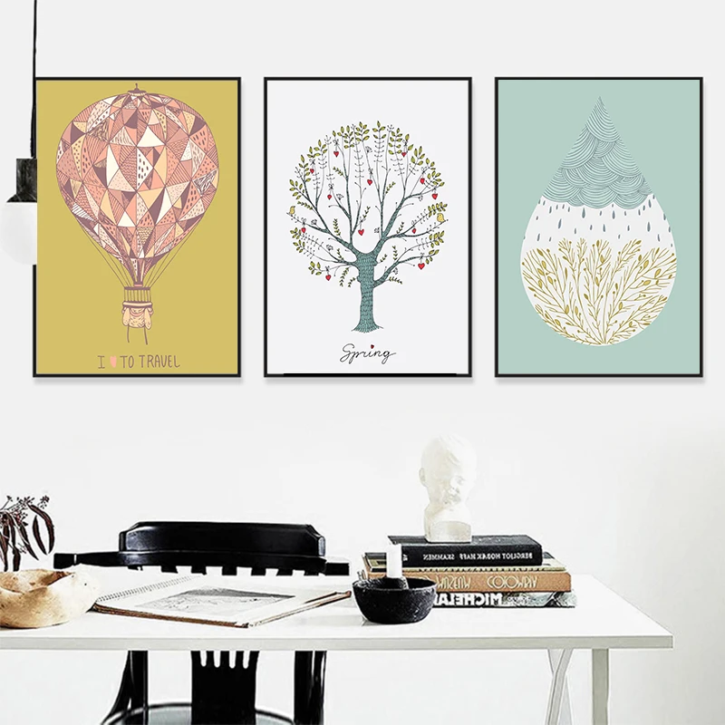 Nordic Hot Balloon Tree Drop-shaped Rice Ear Photo Decorative Canvas Painting Wall Picture For Kids Room Modern Chic Wall Mural
Nordic Hot Balloon Tree Drop-shaped Rice Ear Photo Decorative Canvas Painting Wall Picture For Kids Room Modern Chic Wall Mural