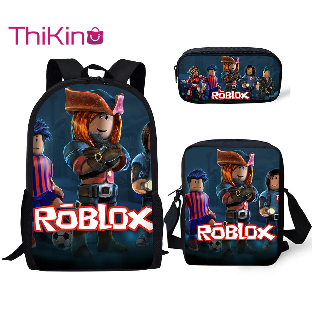 Thikin Roblox Game 3Pcs/set Book Bags Children School Bag for Boys School Backpack for Teen Boys Girls Kids Book Bags
Thikin Roblox Game 3Pcs/set Book Bags Children School Bag for Boys School Backpack for Teen Boys Girls Kids Book Bags