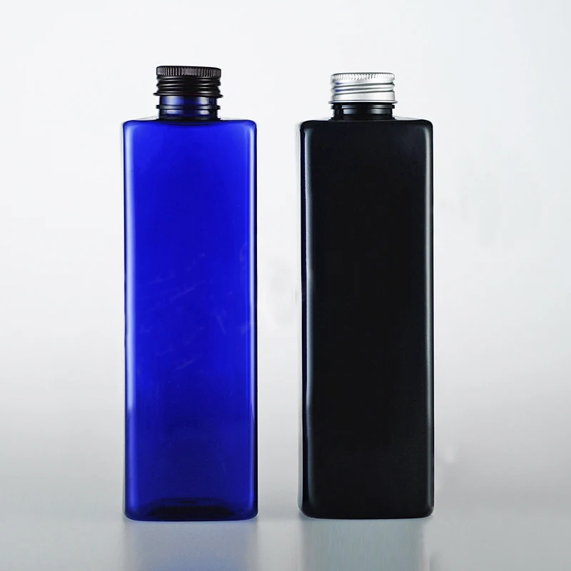 500ml Black/Blue PET Bottle Empty Plastic Travel Bottles Packaging With Screw Lid Aluminum Bottle Cover have Liquid Stopper
500ml Black/Blue PET Bottle Empty Plastic Travel Bottles Packaging With Screw Lid Aluminum Bottle Cover have Liquid Stopper