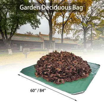 60x60in/84x84in Garden Deciduous Bag With Handle Yard Waste Tarp Green Deciduous Sorting Bag Collection Bags
60x60in/84x84in Garden Deciduous Bag With Handle Yard Waste Tarp Green Deciduous Sorting Bag Collection Bags