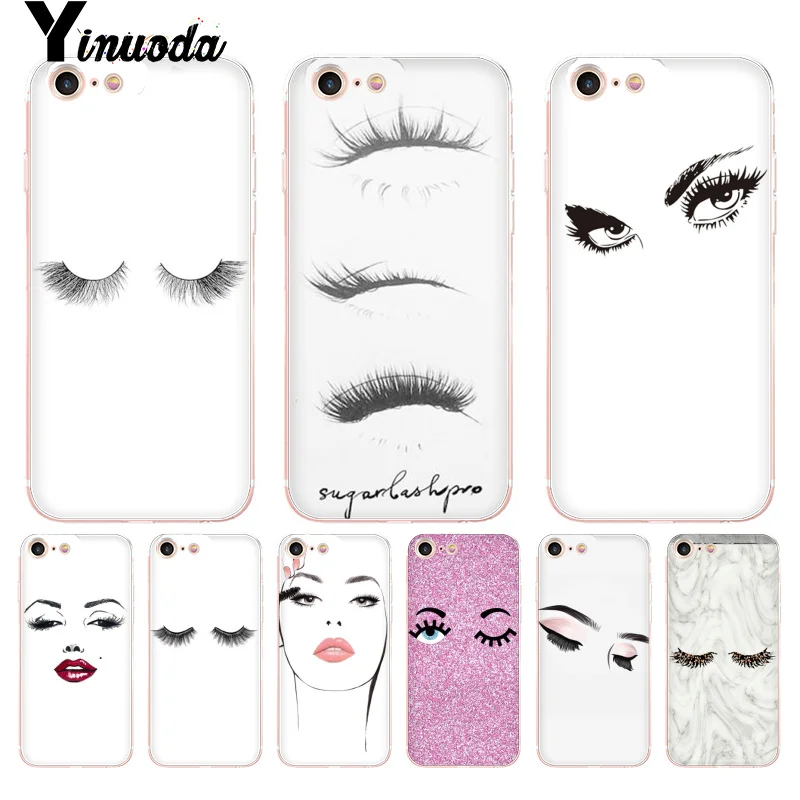Yinuoda For iPhone 7 6 X Case Eyelash Coque Shell Phone Accessories Case for iPhone 8 7 6 6S Plus X 10 5 5S SE 5C 4 4S
Yinuoda For iPhone 7 6 X Case Eyelash Coque Shell Phone Accessories Case for iPhone 8 7 6 6S Plus X 10 5 5S SE 5C 4 4S