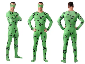 (A5-048)Green Unisex Full Body The Riddle Question Mark Lycra Spandex Superhero Spiderman Zentai Suits Halloween Costume
(A5-048)Green Unisex Full Body The Riddle Question Mark Lycra Spandex Superhero Spiderman Zentai Suits Halloween Costume