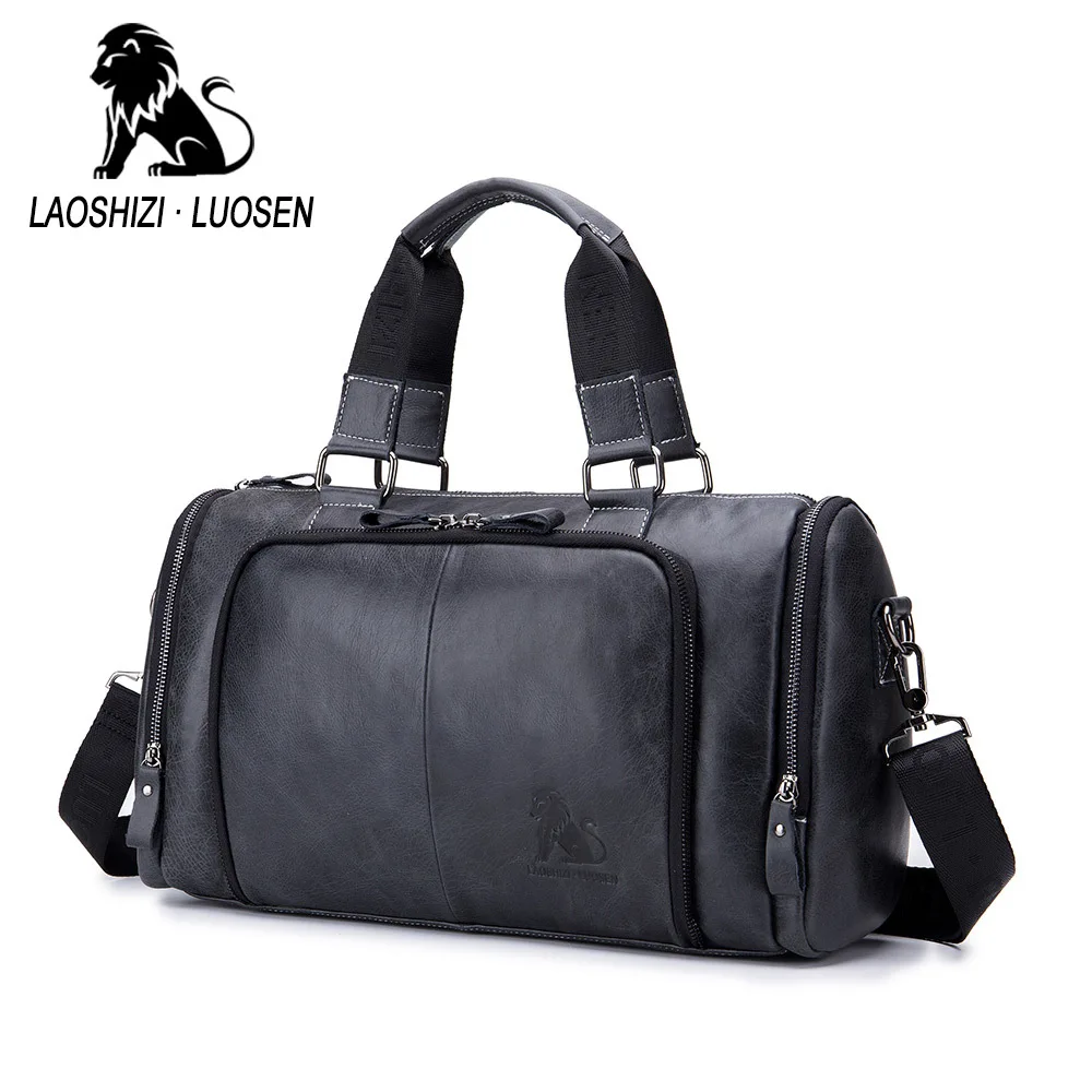 Genuine Leather Handbag Casual Bag Men's Multi-purpose Travel Bag Cow Leather Large Capacity Big Duffel Luggage Weekend Bag
Genuine Leather Handbag Casual Bag Men's Multi-purpose Travel Bag Cow Leather Large Capacity Big Duffel Luggage Weekend Bag