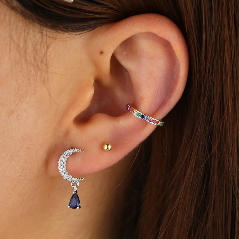 clip on earring silver 1 piece 100% 925 sterling silver no hole no piercing rainbow cz ear cuff ear bone cuffs
clip on earring silver 1 piece 100% 925 sterling silver no hole no piercing rainbow cz ear cuff ear bone cuffs