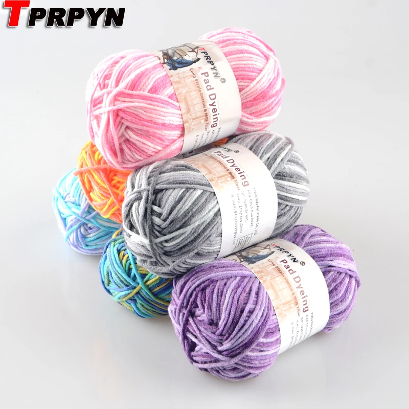 TPRPYN 10Pcs=500g Thread Strings Cotton Blended Yarn Beautiful Mix Colors for Hand Knitting Doll Sweater NL1211
TPRPYN 10Pcs=500g Thread Strings Cotton Blended Yarn Beautiful Mix Colors for Hand Knitting Doll Sweater NL1211