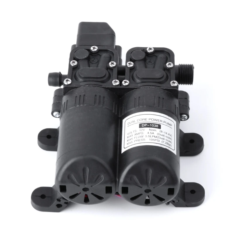 Dual Core Power Water Pump DC 12V Auto High Pressure Diaphragm Water Pump For Boat Caravan Marine Motor Pump
Dual Core Power Water Pump DC 12V Auto High Pressure Diaphragm Water Pump For Boat Caravan Marine Motor Pump