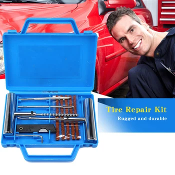 Tire Repair Kit for Car Motorcycle Trailer Tractor Repair Tools Emergency Heavy Duty Tubeless Tire Puncture Repair Kit
Tire Repair Kit for Car Motorcycle Trailer Tractor Repair Tools Emergency Heavy Duty Tubeless Tire Puncture Repair Kit