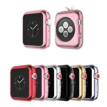 Silicone TPU Soft Protective Case Shell Frame For iwatch Apple Watch Series 3/2/1 38mm/42mm Screen Protector Cover Protection
Silicone TPU Soft Protective Case Shell Frame For iwatch Apple Watch Series 3/2/1 38mm/42mm Screen Protector Cover Protection