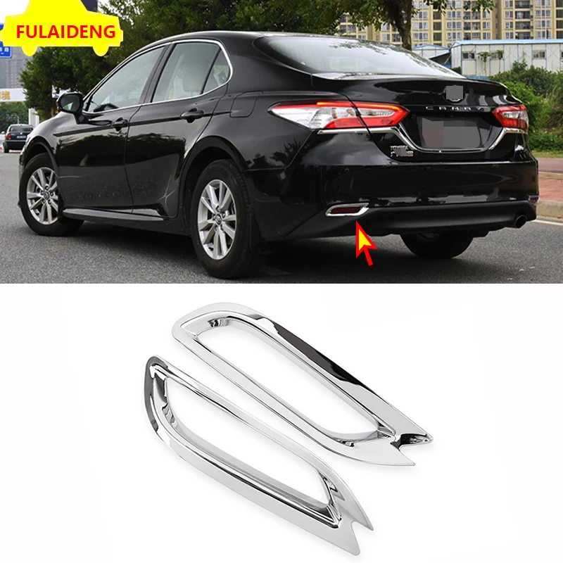 2pcs For Toyota Camry L/LE/XLE Hybrid 2018-2019 Bright ABS Chrome Rear Bumper Reflector Fog Light Cover Trim Car Styling
2pcs For Toyota Camry L/LE/XLE Hybrid 2018-2019 Bright ABS Chrome Rear Bumper Reflector Fog Light Cover Trim Car Styling