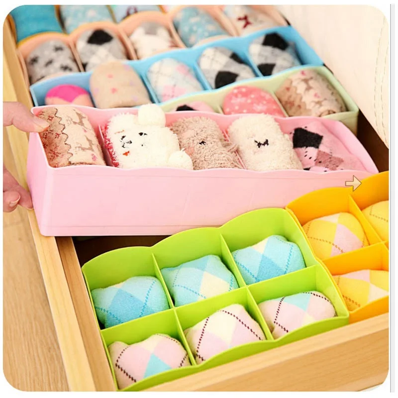 Hoomall 5 Grids Plastic Socks Bra Underwear Organizer Closet Wardrobe Storage Box Drawer Makeup Organizers Desktop Container
Hoomall 5 Grids Plastic Socks Bra Underwear Organizer Closet Wardrobe Storage Box Drawer Makeup Organizers Desktop Container