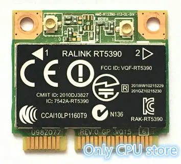 WiFi 150Mbps + Bluetooth 3.0 Wireless card RT5390 for 4445s 4540s 4545s CQ56 CQ57 G7 Wireless Card
WiFi 150Mbps + Bluetooth 3.0 Wireless card RT5390 for 4445s 4540s 4545s CQ56 CQ57 G7 Wireless Card