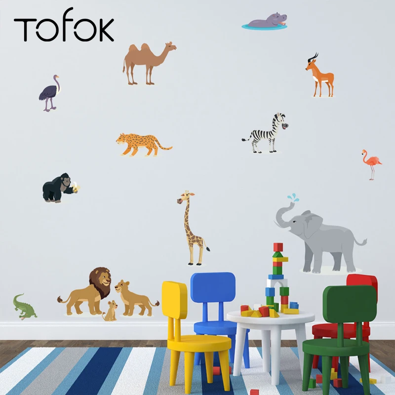 Tofok Lovely English Words Animal DIY Wall Sticker Removable Children Room Bedroom Creative Decals Adhesive Home Nursery Decor
Tofok Lovely English Words Animal DIY Wall Sticker Removable Children Room Bedroom Creative Decals Adhesive Home Nursery Decor