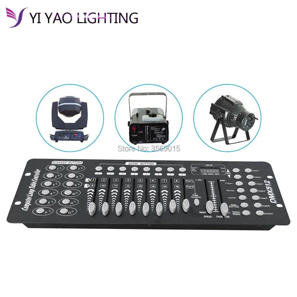 NEW 192 DMX Controller DJ Equipment 512 Console Stage Lighting For LED Par Moving Head Spotlights Controlle | Лампы и освещение