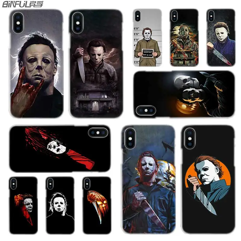 BINFUL iphone case cover transparent for iPhone X XR XS Max 8 7 6s 6 Plus 5 5s XI R 2019 4s Michael Myers Halloween
BINFUL iphone case cover transparent for iPhone X XR XS Max 8 7 6s 6 Plus 5 5s XI R 2019 4s Michael Myers Halloween