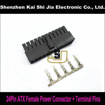 10PCS/Lot Molex 4.2 24Pin ATX Female Power Cable Connector + 240PCS Terminal Pins
10PCS/Lot Molex 4.2 24Pin ATX Female Power Cable Connector + 240PCS Terminal Pins