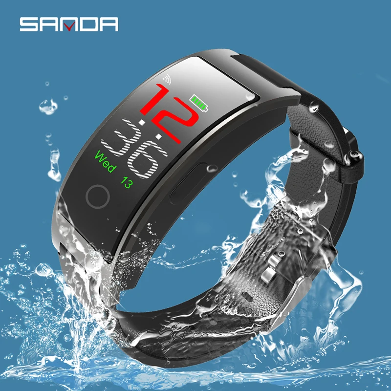 Pedometer Sports Watch SANDA Bluetooth Men's Smart Watch Digital Bracelet Men Heart Rate Monitor Touch Screen Leather Strap
Pedometer Sports Watch SANDA Bluetooth Men's Smart Watch Digital Bracelet Men Heart Rate Monitor Touch Screen Leather Strap