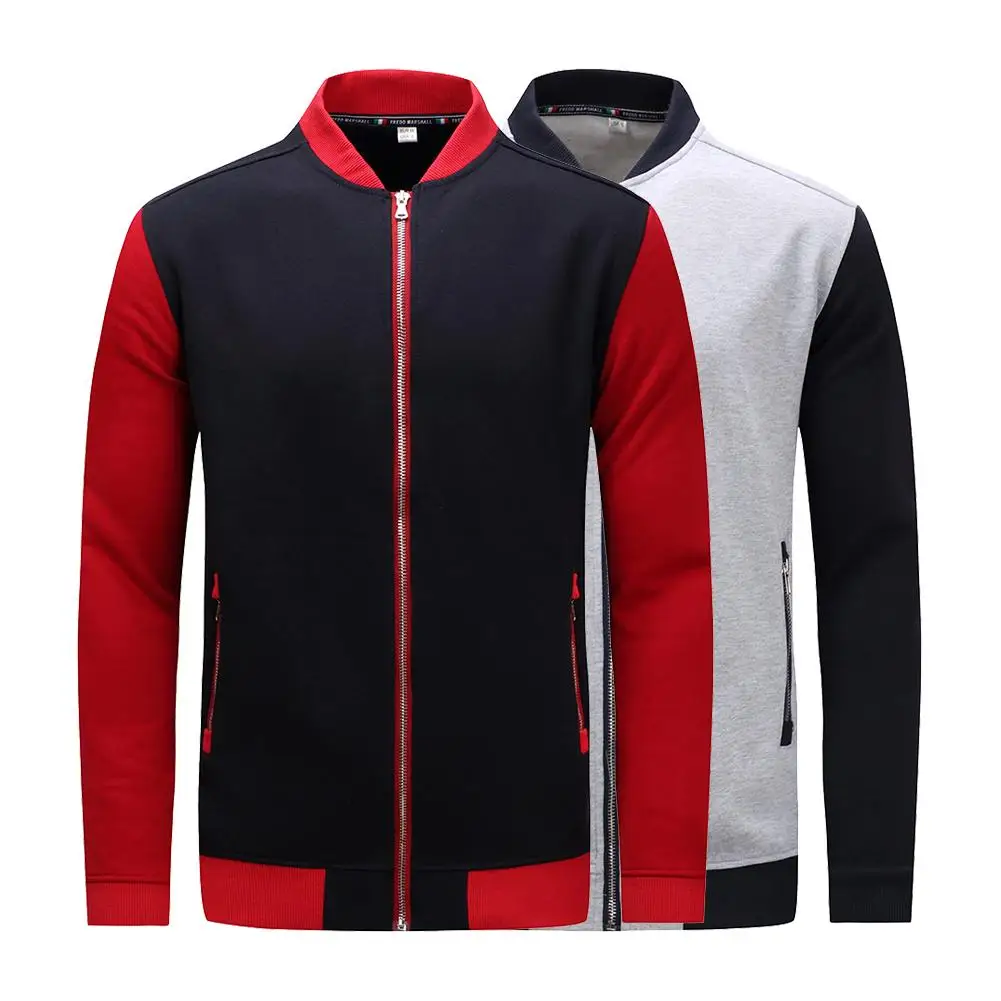 Cotton Jackets Men Contrast Color Patchwork Casual Jacket Male Stand Collar Outerwear Thick Bomber Baseball Sweatshirt Jacket
Cotton Jackets Men Contrast Color Patchwork Casual Jacket Male Stand Collar Outerwear Thick Bomber Baseball Sweatshirt Jacket