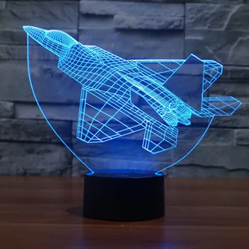 Plane 7 Color Lamp 3D Led Bess Night Lights for Kids Touch USB Table Lampara Lampe Baby Sleeping Nightlight Usb Led Light Lamp
Plane 7 Color Lamp 3D Led Bess Night Lights for Kids Touch USB Table Lampara Lampe Baby Sleeping Nightlight Usb Led Light Lamp