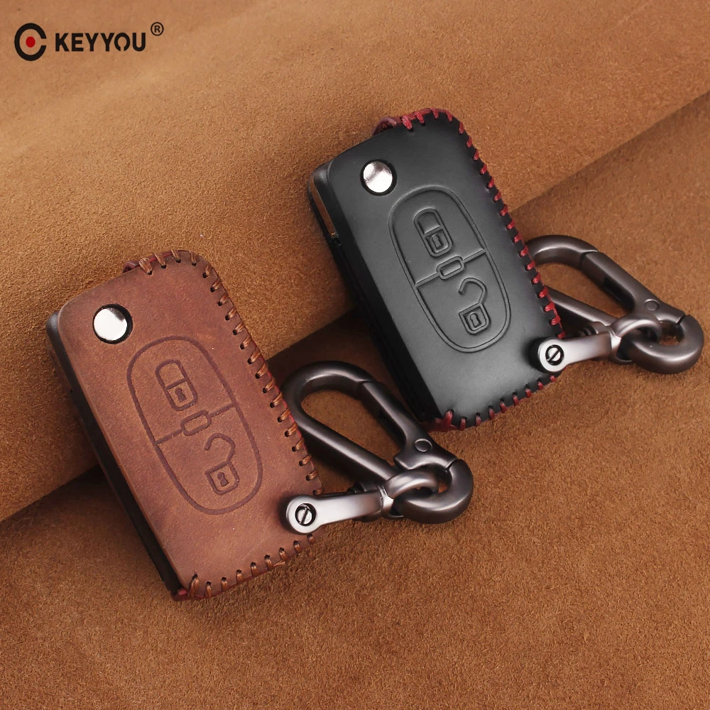 Dandkey 2 Button Leather Keychain Car Key Case Cover For Peugeot 207 307 308 407 807 For Citroen C2 C3 C4 C5 C6 Picasso Xsara
Dandkey 2 Button Leather Keychain Car Key Case Cover For Peugeot 207 307 308 407 807 For Citroen C2 C3 C4 C5 C6 Picasso Xsara