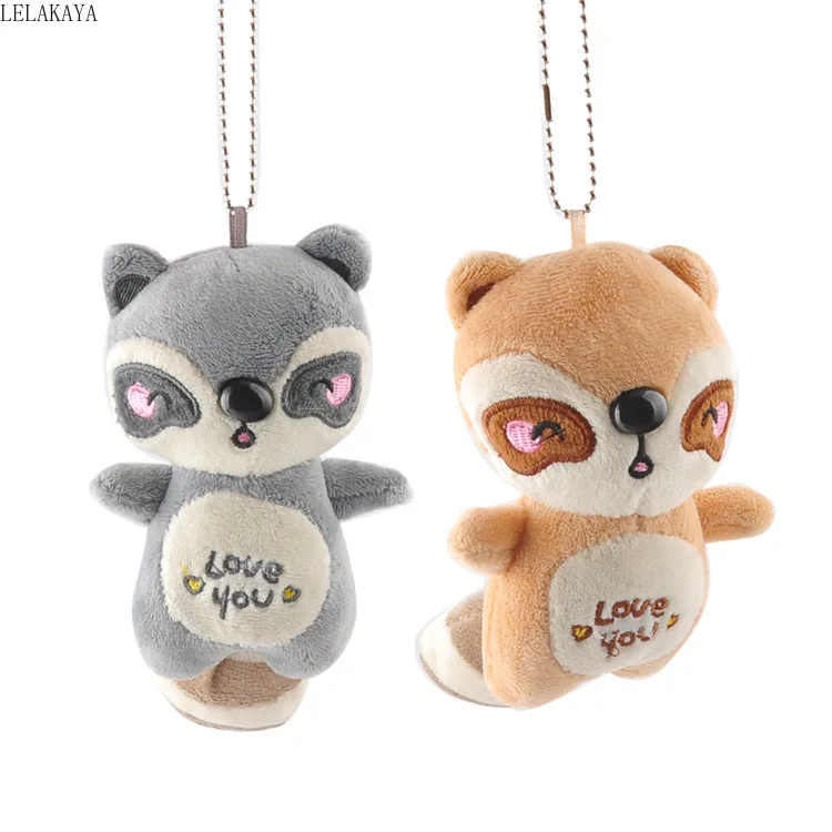 1pcs Lovely Cartoon Animals bear Raccoon Stuffed Plush Keys Chain Super Cute Soft Fluffy Key Ring Pendant Baby Toys Doll gift
1pcs Lovely Cartoon Animals bear Raccoon Stuffed Plush Keys Chain Super Cute Soft Fluffy Key Ring Pendant Baby Toys Doll gift
