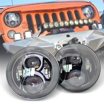 Black 7Inch Round Headlight light For Jeep Wrangler 97-15 7" LED Projector Headlamp With H4 For Hummer Toyota Land Rover
Black 7Inch Round Headlight light For Jeep Wrangler 97-15 7" LED Projector Headlamp With H4 For Hummer Toyota Land Rover