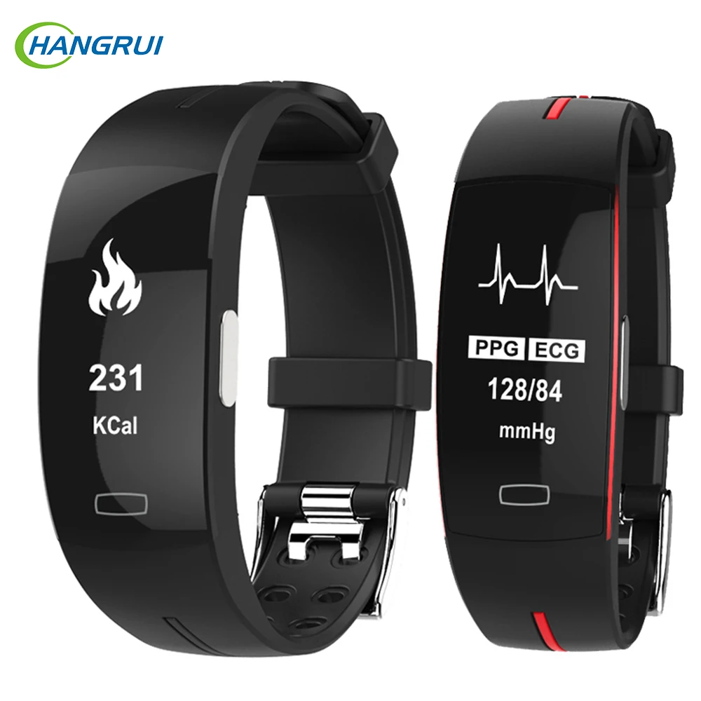 

P3 smart bracelet blood pressure wristband heart rate monitor PPG ECG sport bracelets watch Activit fitness tracker wristbands