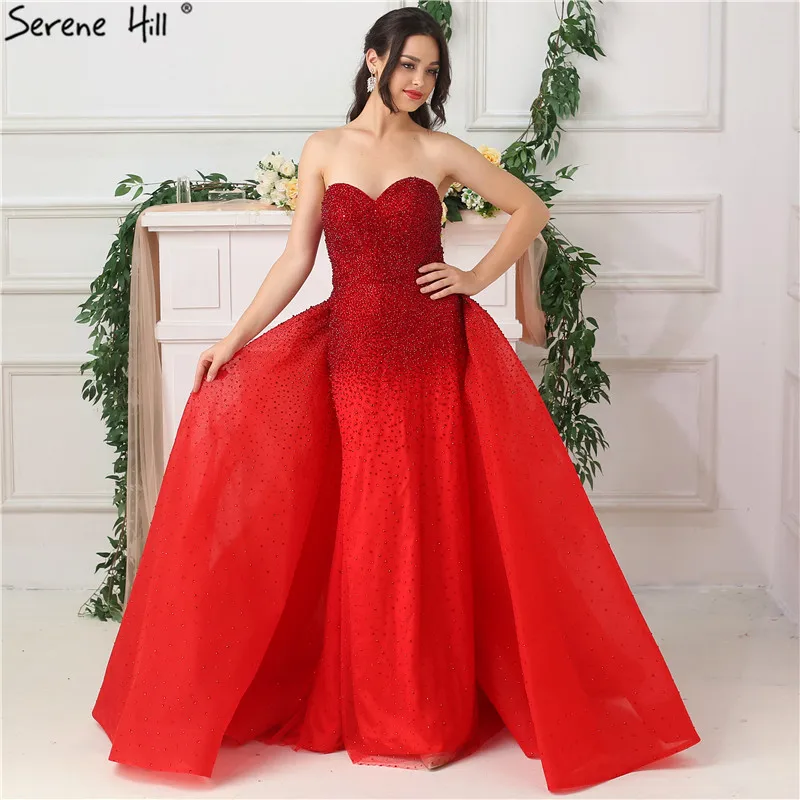 Dubai Design Red Full Crystal Evening Dresses Off Shoulder Sexy Luxury Mermaid Evening Gowns Serene Hill LA6637
Dubai Design Red Full Crystal Evening Dresses Off Shoulder Sexy Luxury Mermaid Evening Gowns Serene Hill LA6637