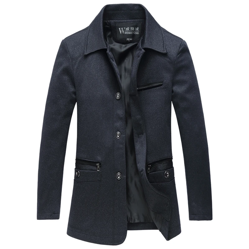 Autumn Winter Wool Coat Men Casual Solid Overcoat Single Breasted Long Jacket Mens Trench Coat Male Business Windbreaker 4XL 5XL
Autumn Winter Wool Coat Men Casual Solid Overcoat Single Breasted Long Jacket Mens Trench Coat Male Business Windbreaker 4XL 5XL