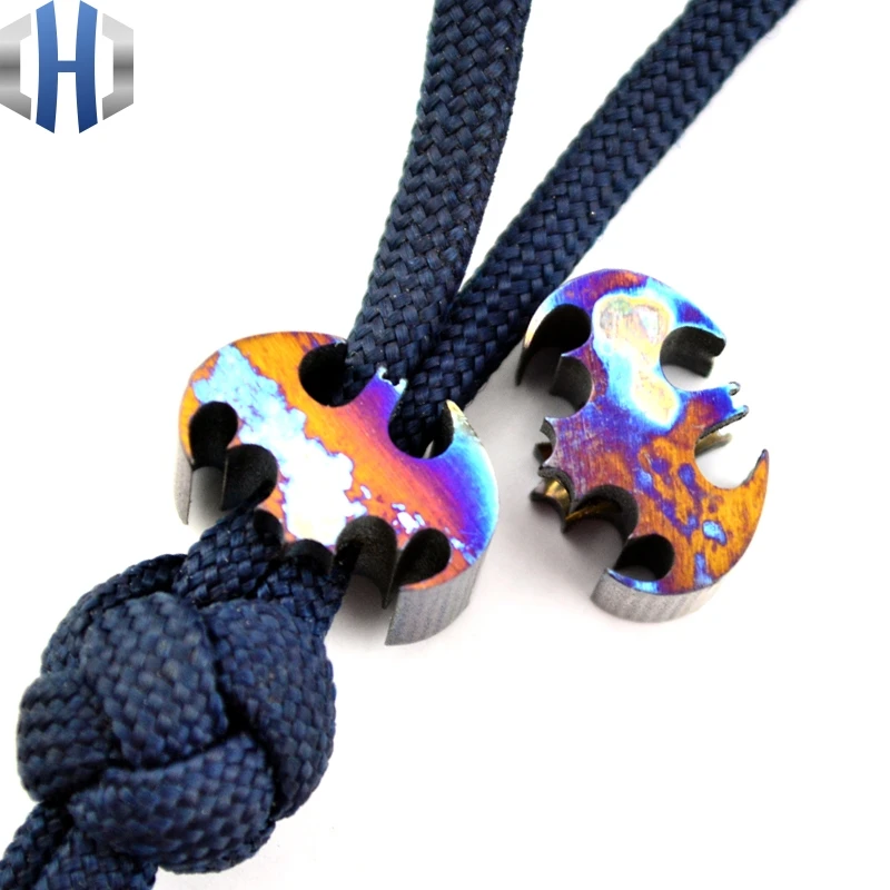 Titanium Alloy Titanium Knife Lanyard Cord Umbrella Rope Knife Pendant TC4 Material Bats Modeling Titanium Alloy Knife EDC Tools
Titanium Alloy Titanium Knife Lanyard Cord Umbrella Rope Knife Pendant TC4 Material Bats Modeling Titanium Alloy Knife EDC Tools