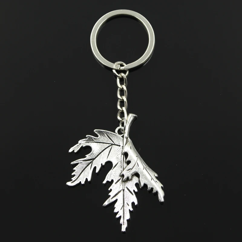 Fashion 30mm Key Ring Metal Key Chain Keychain Jewelry Antique Silver Plated folding maple leaves Canada 55x44mm Pendant
Fashion 30mm Key Ring Metal Key Chain Keychain Jewelry Antique Silver Plated folding maple leaves Canada 55x44mm Pendant