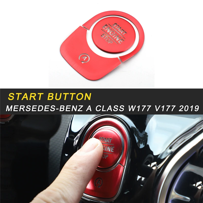 Start Button Sticker Cover Trim Accessories for Mersedes-benz A Class W177 V177 2019 Auto
Start Button Sticker Cover Trim Accessories for Mersedes-benz A Class W177 V177 2019 Auto