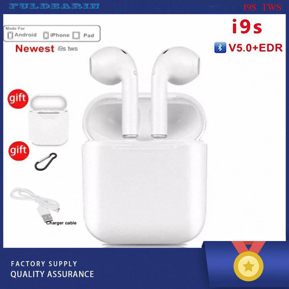 Top selling I9S Tws Earphone Earphone Stereo i9TWS Earbuds for IOS Android Phone With Charging Box Wireless Bluetooth Earphone
Top selling I9S Tws Earphone Earphone Stereo i9TWS Earbuds for IOS Android Phone With Charging Box Wireless Bluetooth Earphone
