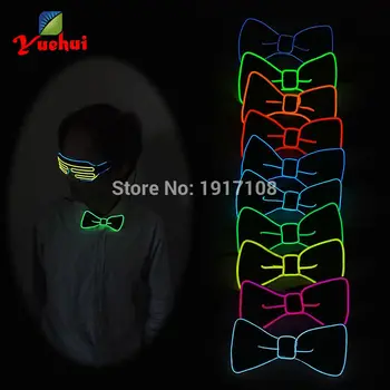 High-grade glittery 10 color Sound active EL wire Bow tie Party decor LED Bow tie battery powered for DJ,Christmas,Wedding gift
High-grade glittery 10 color Sound active EL wire Bow tie Party decor LED Bow tie battery powered for DJ,Christmas,Wedding gift