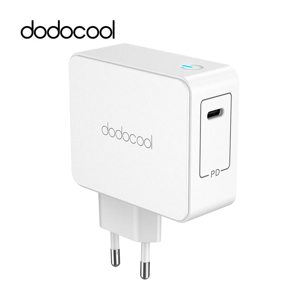 dodocool 45W USB Type C Charger Fast Type-C Wall Charger Mobile Phone PD Charger for MacBook / iPhone X/8 / Samsung Galaxy S8+
dodocool 45W USB Type C Charger Fast Type-C Wall Charger Mobile Phone PD Charger for MacBook / iPhone X/8 / Samsung Galaxy S8+
