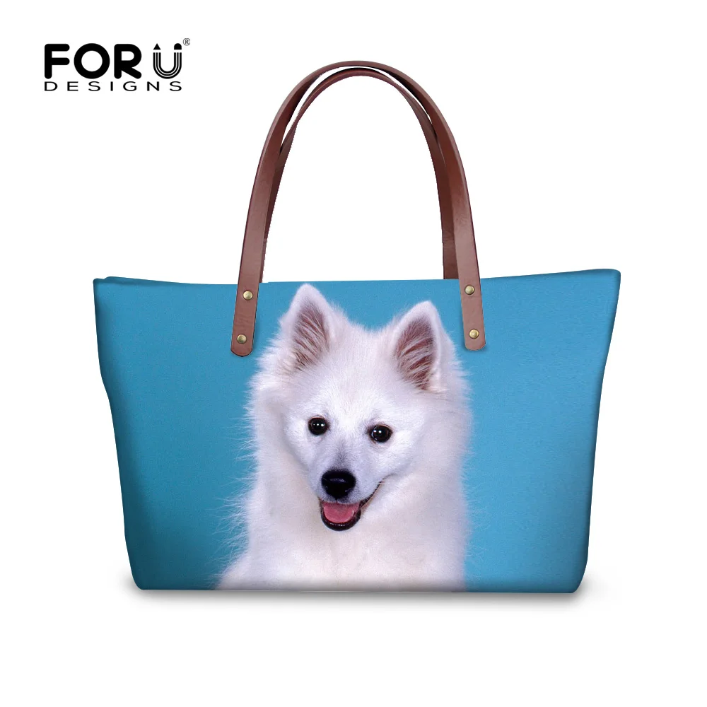 Wholesale Large Capacity Shoulder Bags Japanese Spitzbn Print Women Handbags Cute Pet DogsTravel Beach Tote Bag Zoo FORUDESIGNS
Wholesale Large Capacity Shoulder Bags Japanese Spitzbn Print Women Handbags Cute Pet DogsTravel Beach Tote Bag Zoo FORUDESIGNS