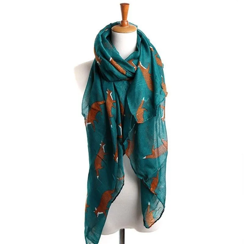 Fashion Women Long Animal Fox Print Causal Soft Cotton Scarf Wrap Shawl Scarves Fashion Stole One Size For Adults
Fashion Women Long Animal Fox Print Causal Soft Cotton Scarf Wrap Shawl Scarves Fashion Stole One Size For Adults