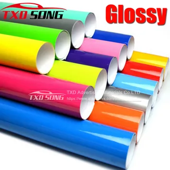 10/20/30/40/50/60CM Bright Glossy Vinyl Car Decal Wrap Sticker 17 colors Gloss Film Wrap Retail For HOOD Roof Motorcycle Scooter
10/20/30/40/50/60CM Bright Glossy Vinyl Car Decal Wrap Sticker 17 colors Gloss Film Wrap Retail For HOOD Roof Motorcycle Scooter