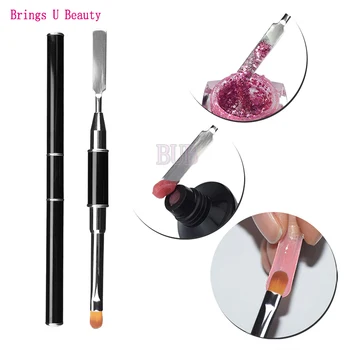 Dual-Ended Poly Gel Brush UV Gel Nail Brushes Pen for Building UV Gel Builder Acrylic French Nail Tool False Nail Tips Extension
Dual-Ended Poly Gel Brush UV Gel Nail Brushes Pen for Building UV Gel Builder Acrylic French Nail Tool False Nail Tips Extension