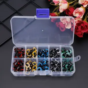 100pcs 10mm Plastic Safety Eyes For Bear Doll Puppet Plush Animal Puppet Craft DIY Accessories With Washers
100pcs 10mm Plastic Safety Eyes For Bear Doll Puppet Plush Animal Puppet Craft DIY Accessories With Washers